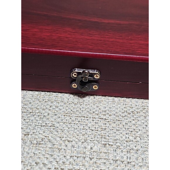 Double Deck Playing Cards Box with Hinged Lid with 5 dices NEW Sealed **READ - Picture 6 of 7